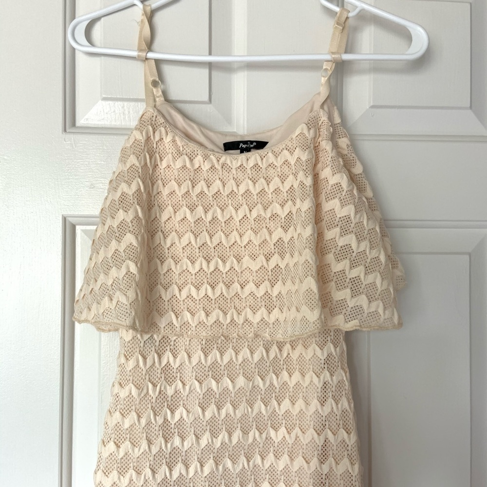 Long ivory dress